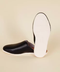 Dooeys Black Apple Leather House Mule 10 Dooeys Black Apple Leather House Mule