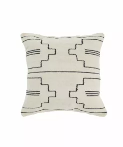 Kiliim Best Sellers Black Drift Wool Throw Pillow Cover