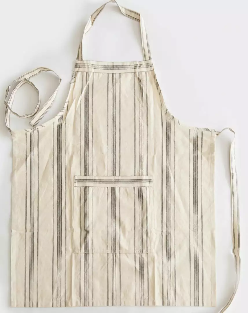 Will & Atlas Black Stripe Apron Home Goods 1 Will & Atlas Black Stripe Apron Home Goods