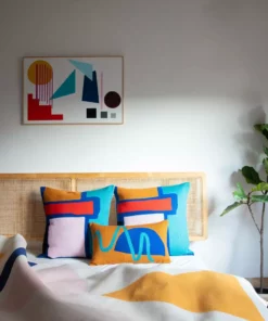 Leah Singh Blah Blah Squiggle Wool Lumbar Pillow Cover 11 Leah Singh Blah Blah Squiggle Wool Lumbar Pillow Cover