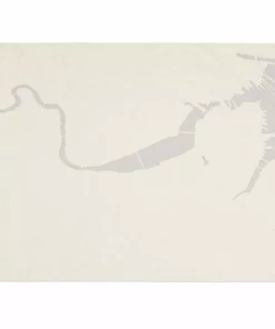 Haptic Lab Boston Map Throw Quilt