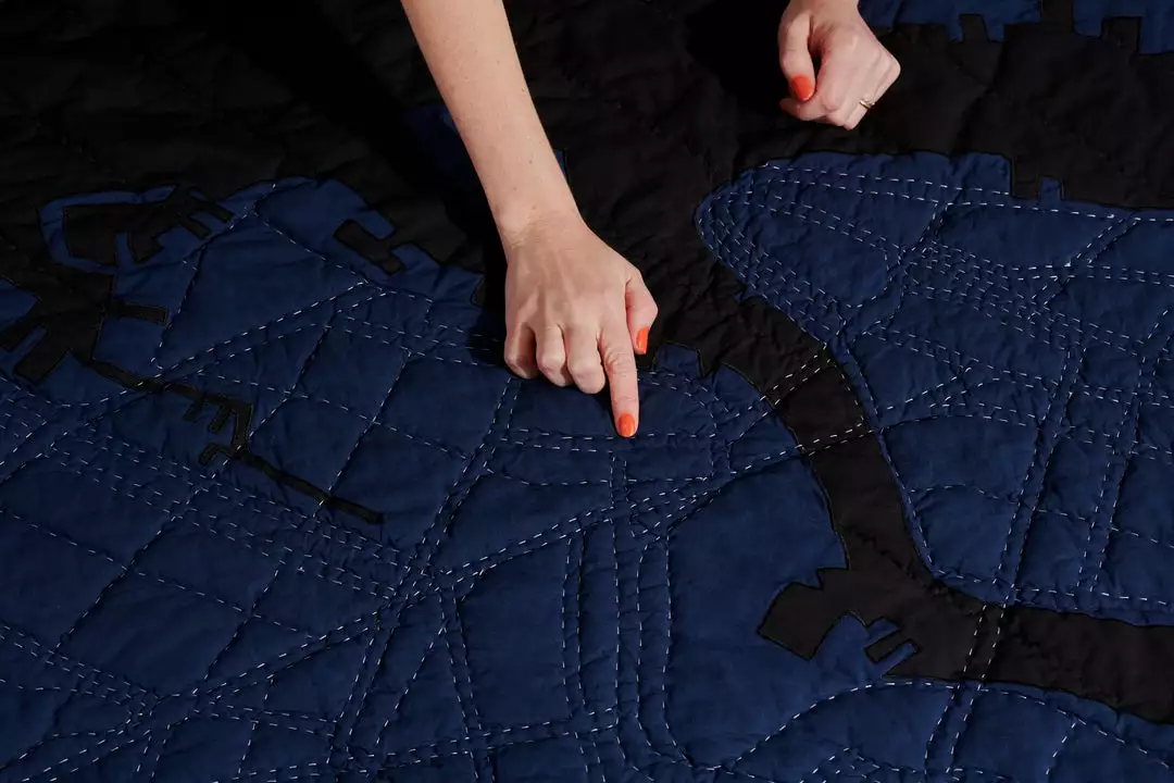 Haptic Lab Boston Map Throw Quilt 4 Haptic Lab Boston Map Throw Quilt