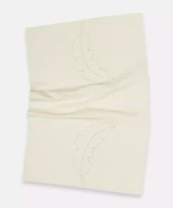 Anchal Home Goods Botanical Tea Towel - Bone