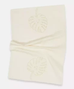 Anchal Home Goods Botanical Tea Towel - Bone