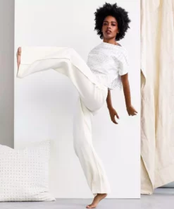 Anchal Box Crop Top - Bone 8 Anchal Box Crop Top - Bone