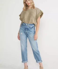 ÉTICA Bryce Pinch Waist Boyfriend Jeans - Canyon Reef New Arrivals