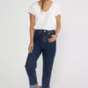 ÉTICA Bryce Pinch Waist Boyfriend Jeans - Midnight Dive New Arrivals
