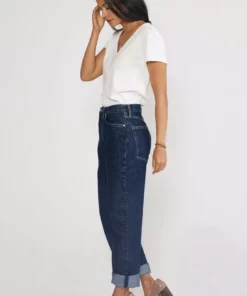 ÉTICA Bryce Pinch Waist Boyfriend Jeans - Midnight Dive New Arrivals