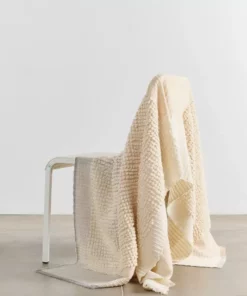 Studio Variously Home Goods Butterscotch Merino Throw Blanket