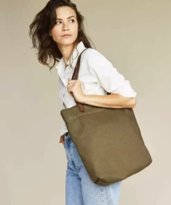 Nisolo Canvas Tote - Olive Green Best Sellers