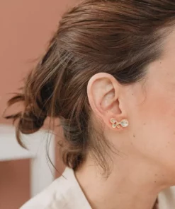 CÂPÂ Jewelry Clavellino Recycled Petal Earrings