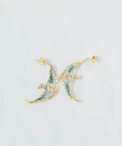 CÂPÂ Jewelry Moon Fish Recycled Earrings