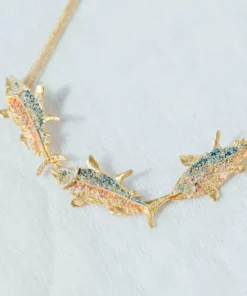 CÂPÂ Jewelry Red Tunas Recycled Necklace