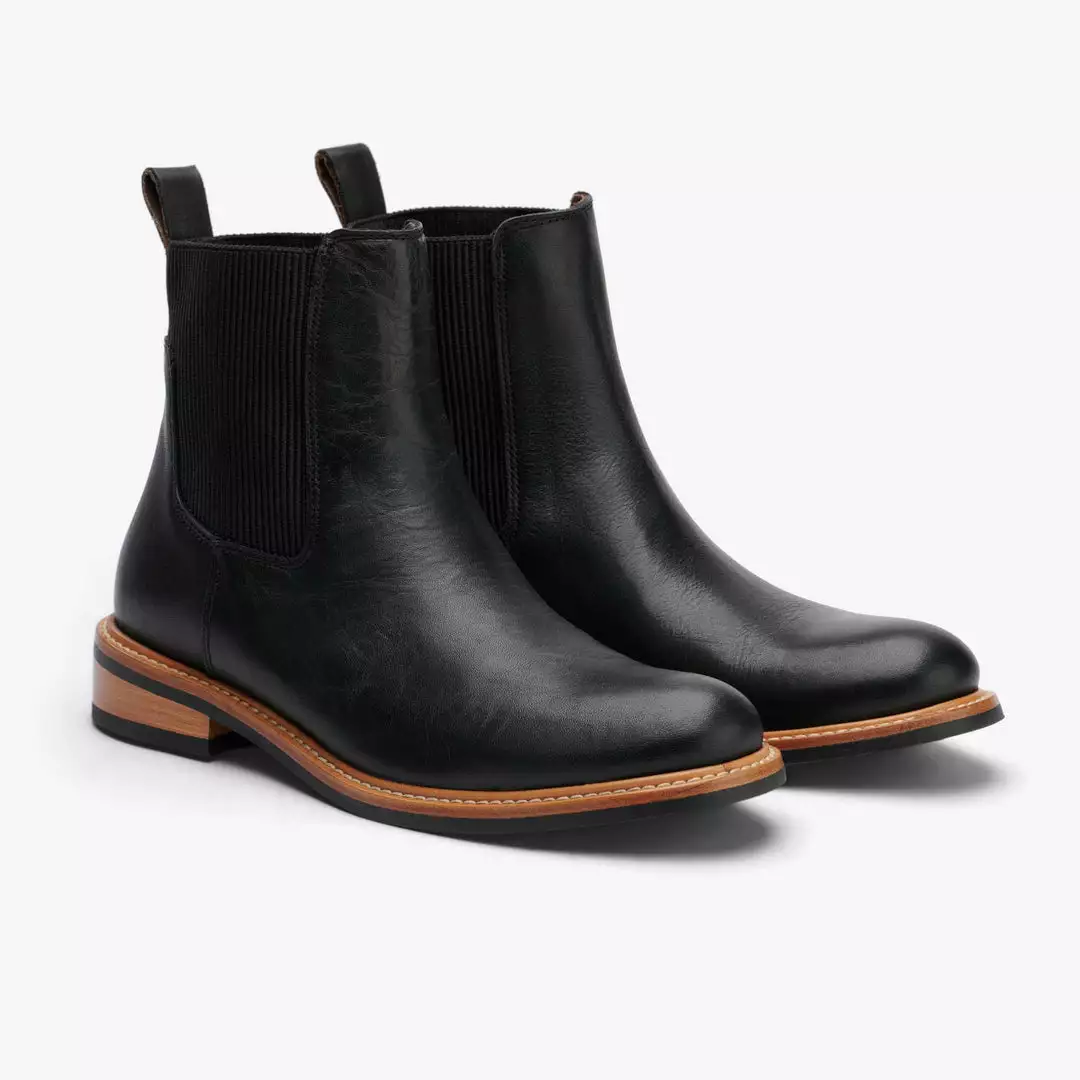 Nisolo Carmen Chelsea Boot - Black Shoes 1 Nisolo Carmen Chelsea Boot - Black Shoes