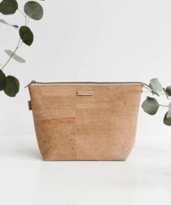 Carry Courage Adventurer Cork Cosmetics Bag - Natural Home Goods