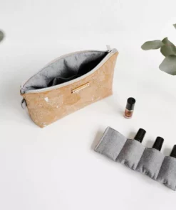 Carry Courage Accessories Creator Cork Essential Oils Bag - Silver