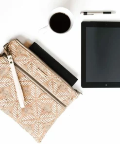 Carry Courage Inventor Cork Tablet Organizer - Cream