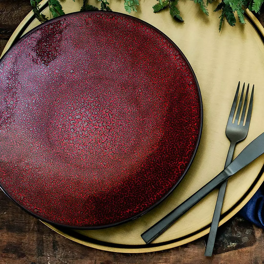 Carthage.Co Kitchen + Dining Zaghwan Stoneware Presentation Plate 3 Carthage.Co Kitchen + Dining Zaghwan Stoneware Presentation Plate