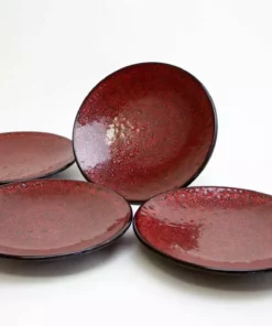 Carthage.Co Zaghwan Stoneware Dessert Plate Set Kitchen + Dining