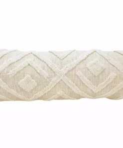 Casa Amarosa Tufted XL Lumbar Pillow Cover Home Goods