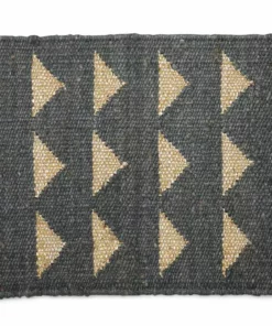 Casa Amarosa BIPOC Owned Dusk + Gold Triangle Jute Doormat