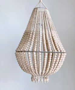 Ceremonia Beaded Chandelier - Natural 5 Ceremonia Beaded Chandelier - Natural
