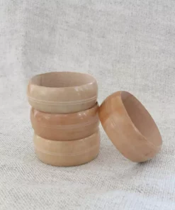 Ceremonia Wooden Napkin Ring Set Home Goods