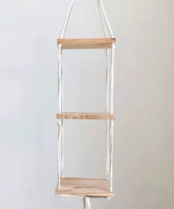 Ceremonia Triple Hanging Macramé Shelf Home Goods