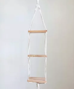 Ceremonia Triple Hanging Macramé Shelf Home Goods 7 Ceremonia Triple Hanging Macramé Shelf Home Goods