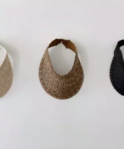 Ceremonia Palm Leaf Sun Visor - Honey Brown Accessories