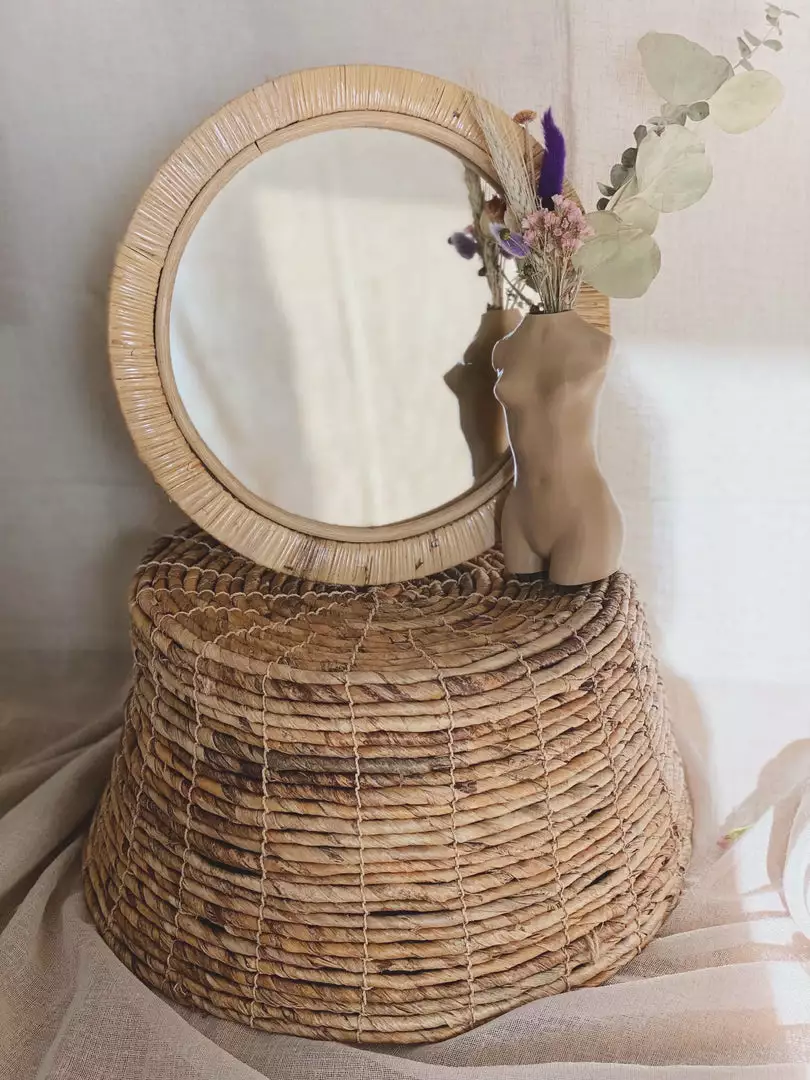 Ceremonia Best Sellers Rattan Full Moon Round Mirror 4 Ceremonia Best Sellers Rattan Full Moon Round Mirror