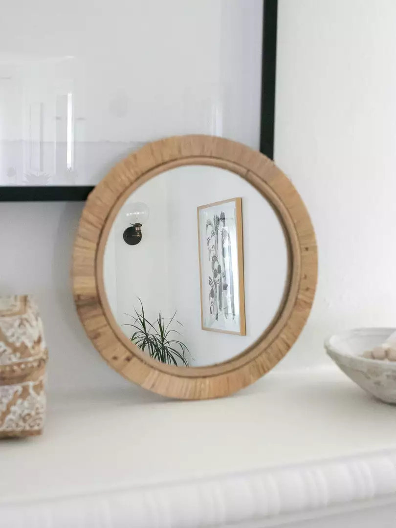 Ceremonia Best Sellers Rattan Full Moon Round Mirror 2 Ceremonia Best Sellers Rattan Full Moon Round Mirror