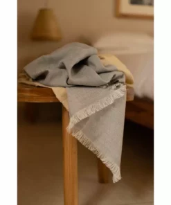 Studio Variously Ceru Merino Wool Throw Blanket 22 Studio Variously Ceru Merino Wool Throw Blanket