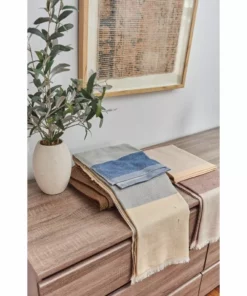 Studio Variously Ceru Merino Wool Throw Blanket 23 Studio Variously Ceru Merino Wool Throw Blanket