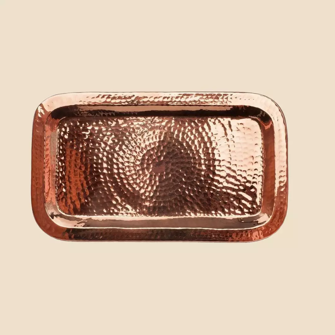 Sertodo Copper Home Goods Charolita Recycled Copper Tray 1 Sertodo Copper Home Goods Charolita Recycled Copper Tray