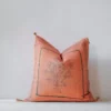 Soil To Studio Chhavi Linen Throw Pillow Cover - Orange Best Sellers