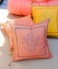 Soil To Studio Chhavi Linen Throw Pillow Cover - Orange Best Sellers 12 Soil To Studio Chhavi Linen Throw Pillow Cover - Orange Best Sellers