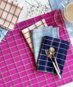 Archive New York Chiapas Plaid Cocktail Napkin Set Kitchen + Dining 17 Archive New York Chiapas Plaid Cocktail Napkin Set Kitchen + Dining