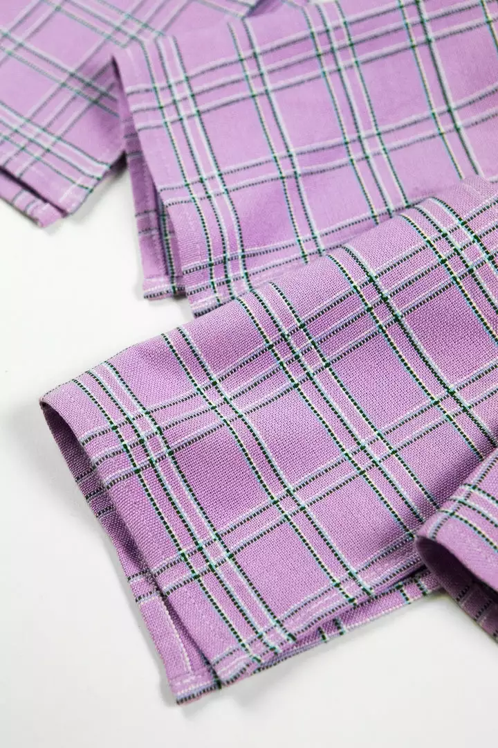 Archive New York Chiapas Plaid Cocktail Napkin Set Kitchen + Dining 10 Archive New York Chiapas Plaid Cocktail Napkin Set Kitchen + Dining