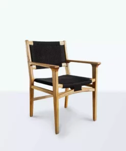 Masaya & Co. Chontales Arm Chair - Solid Black Furniture