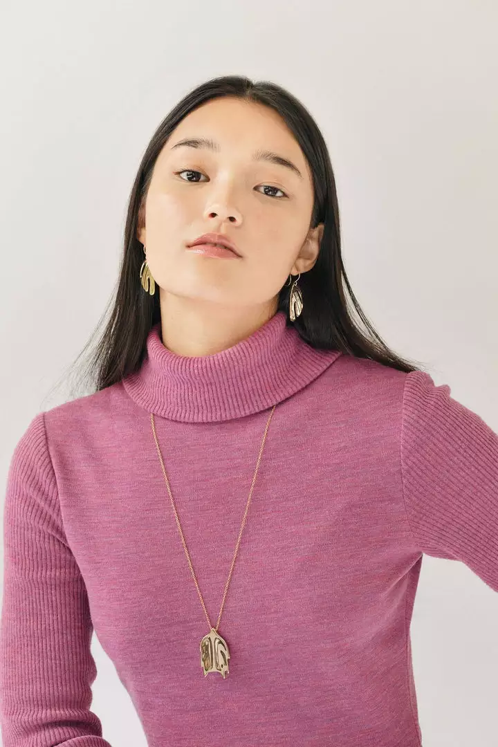 L.Greenwalt Jewelry Special Occasion Christmas Cactus Necklace 9 L.Greenwalt Jewelry Special Occasion Christmas Cactus Necklace