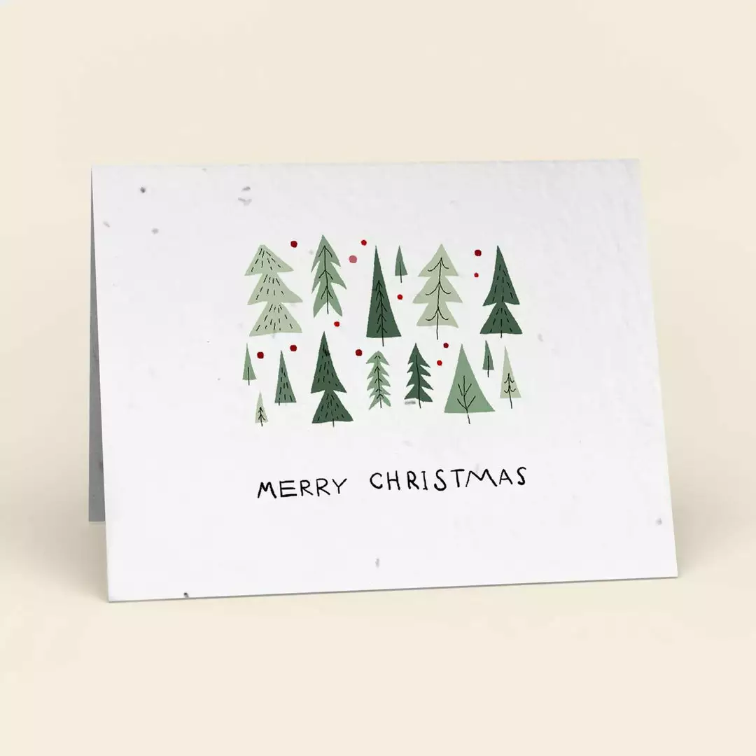 Cute Root Made In USA Christmas Trees Plantable Cards - 10 Pack 1 Cute Root Made In USA Christmas Trees Plantable Cards - 10 Pack