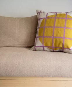 Leah Singh New Arrivals Circle Grid Reversible Throw Pillow Cover