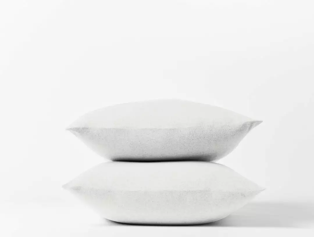 Coyuchi Cloud Brushed Flannel Pillowcases - Alpine White Fair Trade 1 Coyuchi Cloud Brushed Flannel Pillowcases - Alpine White Fair Trade