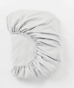 Coyuchi Cloud Brushed Flannel Sheet Set - Alpine White