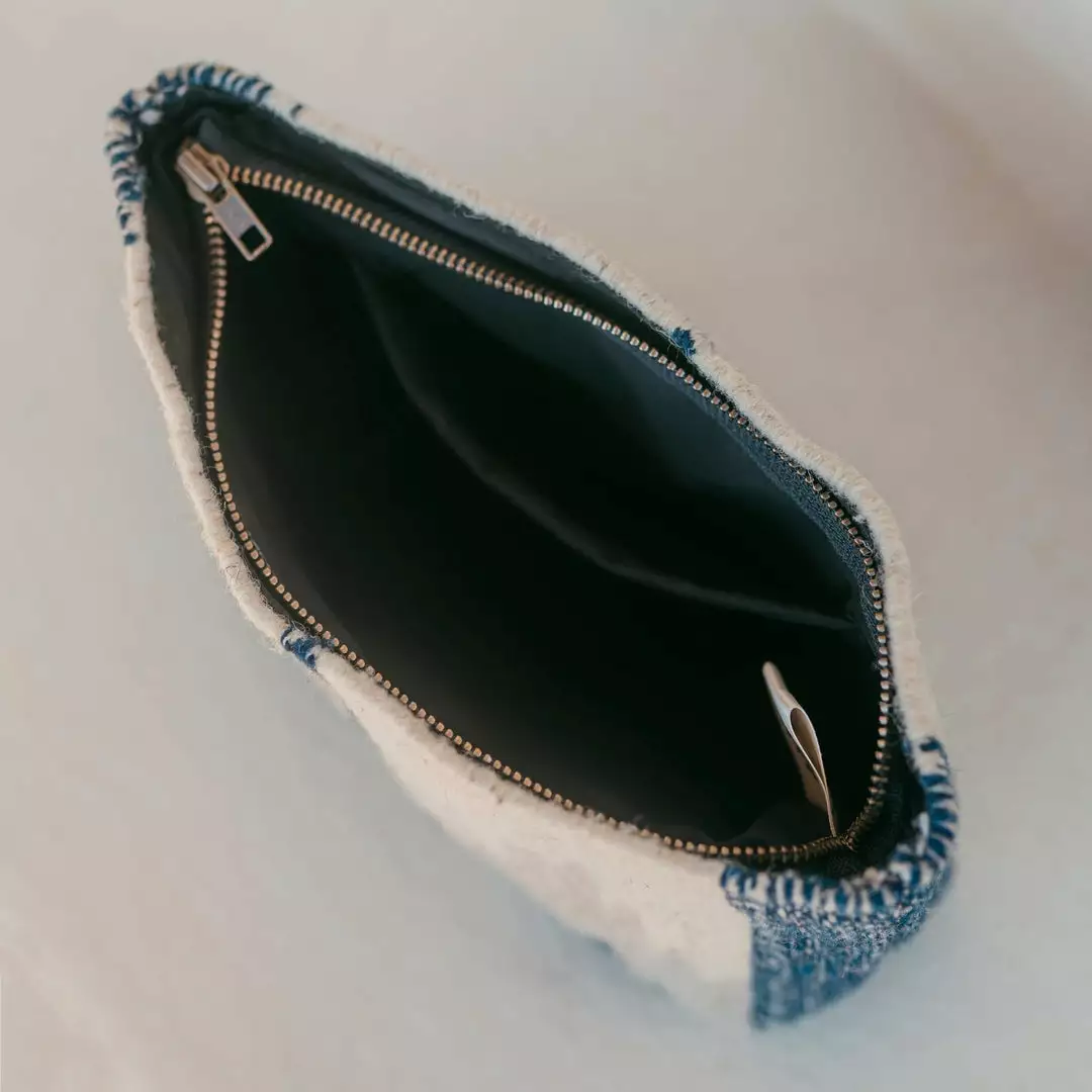 MZ Fair Trade Clouds Wool Clutch Bag 4 MZ Fair Trade Clouds Wool Clutch Bag