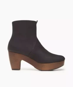 Coclico Tau Shearling Clog - Black