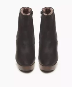 Coclico Tau Shearling Clog - Black