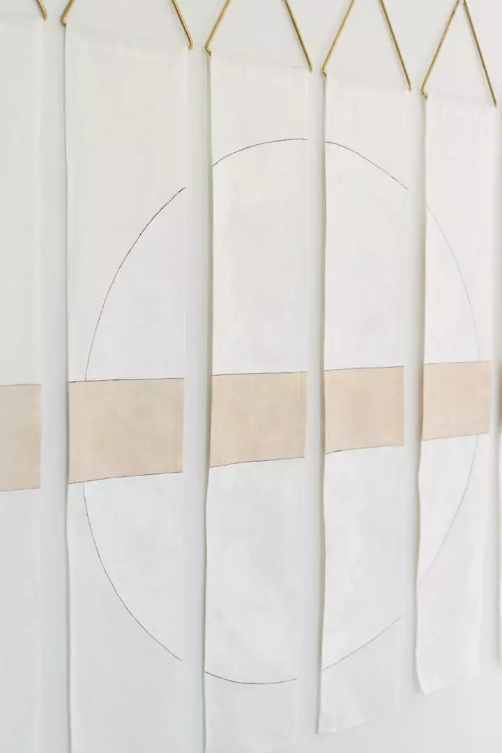 Conejo & Co Lote Wall Hanging - White 3 Conejo & Co Lote Wall Hanging - White