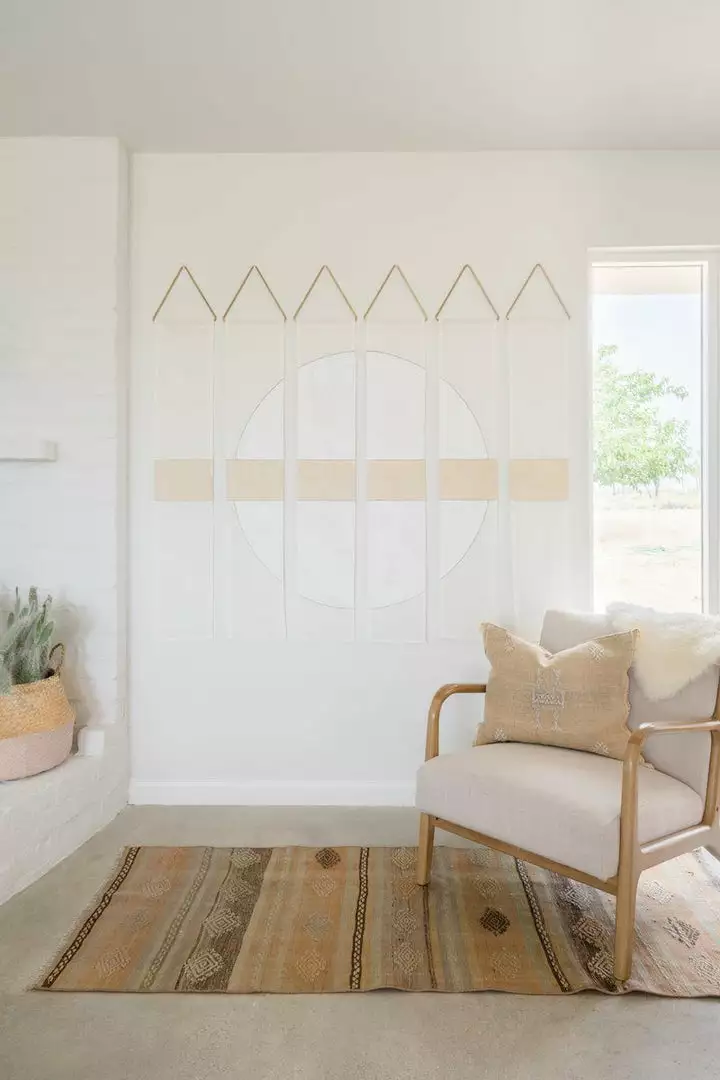 Conejo & Co Lote Wall Hanging - White 2 Conejo & Co Lote Wall Hanging - White